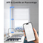 YOMOGI 4 Pack Module Volet Roulant Connecté, Module Interrupteur pour Rideau Stores WiFi, Compatible avec Alexa Google Home pour