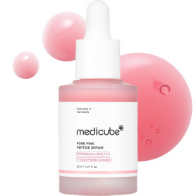 medicube Sérum Con Péptido Rosa Salmon Dna Pdrn, Sérum Pink Glow, Péptido, Niacinamida, Hidratante Y Reafirmante, 1,01 Fl.Oz. (1
