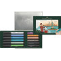 Faber-Castell 267135 - Coffret cadeau New York, 12 stylos à encre Pitt Artist Pen, épaisseurs de trait FM, S, B