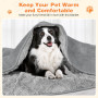Omtofo Couverture Chien 150x128cm, Tissu Flannel Imperméable, Moelleux et Chaud Couverture pour Chien, pour Chien Moyen et Grand