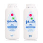Johnson's Baby Talc pour bébé Johnson's, multipack de 2 | Talc cliniquement prouvé pour la peau délicate du nouveau-né | Laisse 