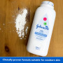 Johnson's Baby Talc pour bébé Johnson's, multipack de 2 | Talc cliniquement prouvé pour la peau délicate du nouveau-né | Laisse 