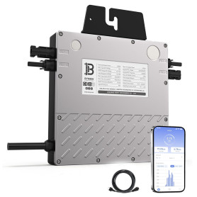 BENY Micro-onduleur Solaire 800W- Onduleur Connecté au réseau électrique avec Contrôle Wi-FI et APP- Puissance de l'onduleur Sol