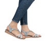 Rieker Femme Sandales V36G4, Dame Sandales Fines