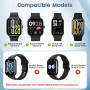 BDIG 6 Pièces Bracelet en Silicone Compatible avec Xiaomi Redmi Watch 5/Xiaomi Redmi Watch 4 Femme Homme,Sport Bracelets Respira