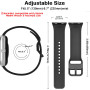 BDIG 6 Pièces Bracelet en Silicone Compatible avec Xiaomi Redmi Watch 5/Xiaomi Redmi Watch 4 Femme Homme,Sport Bracelets Respira