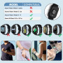 BDIG 6 Pièces Bracelet en Silicone Compatible avec Xiaomi Redmi Watch 5/Xiaomi Redmi Watch 4 Femme Homme,Sport Bracelets Respira