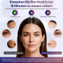 Foreverlily Masque lumineux LED 7 couleurs, appareil de beauté sans fil, masque lumineux LED rechargeable, anti-âge, lignes fine