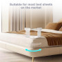 TTPOLONG Lot de 4 supports de draps de lit avec bandes de verrouillage amovibles pour protège-matelas, literie, couvertures (bla