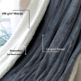 GBYcLyw Couverture imperméable Queen Size 200 x 230 cm, pour couples adultes, matelas imperméable réversible grande taille pour 