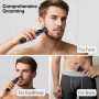 BarberBoss Tondeuse de précision 3-en-1 pour homme, kit de soins pour barbe et cheveux, tondeuse corps, tondeuse nez et oreilles