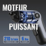WORKPRO Perceuse Visseuse sans Fil 6 Nm 3,6 V, Visseuse Devisseuse Excentrique avec 21 Embouts, Barre d'Extension, Batterie 2000