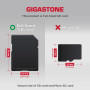Gigastone A2 V90 Carte Mémoire SDXC 128 Go, 4K Caméra Extreme Série, Vitesse 160 Mo/s. Compatible avec Caméra Canon Nikon Sony P
