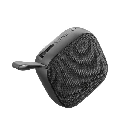 Music Sound - Mini - Enceinte Bluetooth - Puissance de 3 Watts - 4 Heures d’autonomie - Compacte et Portable - Finitions en Tiss