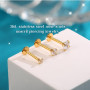 Chriscoco 16G 12Pcs Piercing Nez Acier Chirurgical Piercing Nez Oreile Labret Helix Cartilage Tragus Piercing 6/8mm pour Femmes 