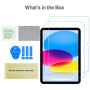 ProCase 2 Verre Trempé pour iPad(A16) 11 Pouces 2025, iPad 10ème Génération 10.9 Pouces 2022, Film Protection Screen Protecteur,