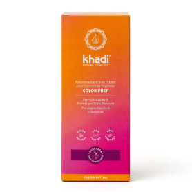 khadi COLOR PREP Coloration végétale - Pré-pigmentation pour préparer les cheveux à la coloration et pour un résultat intense - 