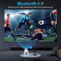 Mini Projecteur 4K Videoprojecteur Portable Projecteur Video WiFi 6 BT 5.4 Android 11 Retroprojecteur 1080P Full HD Supporté pou