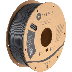 Polymaker Filament ABS 1,75 mm Gris Foncé - 1 kg Résistant à la Chaleur pour Impression 3D PolyLite