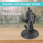 Polymaker Filament ABS 1,75 mm Gris Foncé - 1 kg Résistant à la Chaleur pour Impression 3D PolyLite