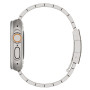 LDFAS Compatible avec Apple Watch Ultra 2 Band 49 mm Bracelet de montre en métal titane avec fermoir à double bouton pour iWatch