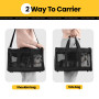 Conlun Porte-Chat Approuvé, Transport pour Chien Souple avec Laisse intérieure, pour Chats et Chiots Jusqu’à 7 kg, Sac de Voyage