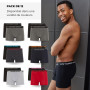 ANTONIO ROSSI (lot de 12) boxers ajustés pour hommes - Boxers pour hommes avec ceinture élastique