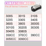 Lot de 2 têtes de rasoir de rechange pour série 3 32B compatibles avec Braun S3 3040s 3000s 3050cc 3010s 3070cc 3080s 3090s 310s