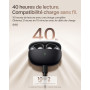 SHOKZ OpenDots ONE Casque à oreilles libres, Audio Dolby Premium, Écouteur à Clip 6,5 g, Bluetooth 5.4, sans Fil avec Micro, Cha