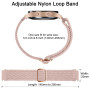 Vancle Bracelet Compatible pour Samsung Galaxy Watch 4 5 6 7 Femme Homme, 20mm Élastique en Nylon Tressé Réglable Bracelet de Re