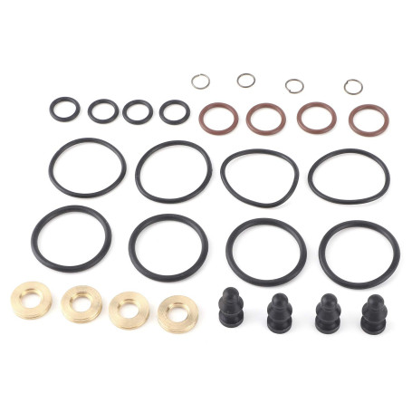 aqxreight - Kit de joint d'injecteur de carburant, 4 ensembles de kits d'étanchéité de buse de pompe Kit de réparation de joint 