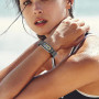 BANGTING Bracelets Acier Compatible avec Xiaomi Mi Band 10/9/8, Bracelet Metal de Remplacement pour Mi Band 10/9/8