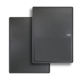 GFTIME 43CM X 32CM Plancha de Plaque Cuisson pour Landmann Triton 3 et 4 Bruleurs, Enders Boston 4, Enders Monroe PRO 4, Gas Gri