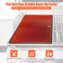 GFTIME 43CM X 32CM Plancha de Plaque Cuisson pour Landmann Triton 3 et 4 Bruleurs, Enders Boston 4, Enders Monroe PRO 4, Gas Gri