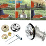 Universelle Kit Fixation écrou Lame Boîte,Tête de Débroussailleuse Universelle Accessoires,6 Morceaux Kit Ecrou Tete Debroussail