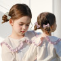 KAQILE 20 élastiques pour cheveux pour garçons et filles avec nœud, élastiques colorés pour queue de cheval (couleur A-10 paires