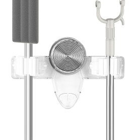 xyuayamz Porte Balais Mural, Ventouse Accroche Serpillère Mural, Support Mural Balai Sans Percer, Rangement Balai pour Votre Cui