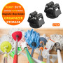 MUTUACTOR Porte - balai à balai magnétique,balai magnétique robuste pour outils de garage,garage cuisine buanderie rangement et 