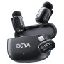 BOYA Boyamini Micro Cravate sans Fil pour iPhone/ipad, Certifié MFi, Réduction du Bruit, 30H Utilisation Mini Micro pour Podcast