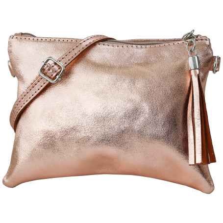 SH Leder - Anny G248 - Sac à bandoulière - En cuir véritable - 22 x 15 cm
