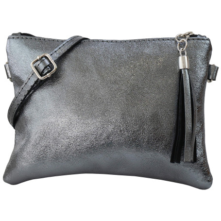 SH Leder - Anny G248 - Sac à bandoulière - En cuir véritable - 22 x 15 cm