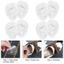 URAQT Demi Semelles Coussinet, 4PCS Coussinet Plantaire, Semelles Coussinet Plantaires, demi semelle silicone avant pied pour Le
