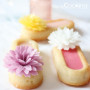 ScrapCooking - 5 Dahlias Assortis en Azyme - Fleurs Comestibles Décoration Gâteau - Déco Alimentaire Pièce-Montée, Cupcakes, Pât