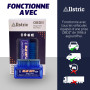 Allstric® Obd2 Diagnostic Voiture Multimarque. Elm 327 Outils Diagnostics système Moteur OBD-II. OBD2 Bluetooth Original pour Di