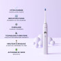 NEOSONIC® - Brosse à Dents Électrique Sonique Autonomie 3 Mois - 15 Modes - Rechargeable USB-C - Minuterie 2 Min - 2 Têtes Inclu