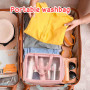 Trousse De Toilette Voyage,Trousse De Toilette Transparente,Séparation Sèche et Humide Trousses Etanche avec Poignée à Fermeture