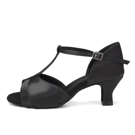 HIPPOSEUS Chaussures de Danse Latine pour Femmes avec Bride en T pour la Danse de Salon la Salsa et la Bachata