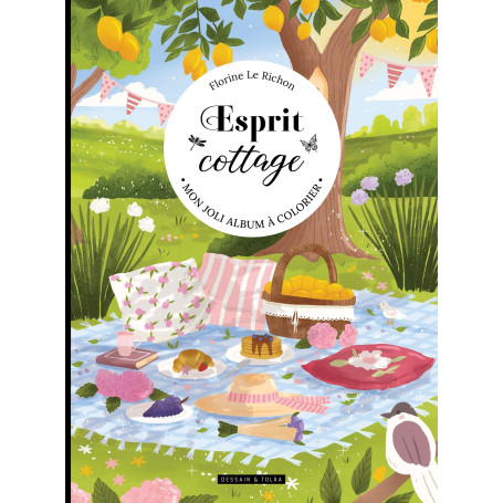 Esprit cottage - Mon joli album à colorier