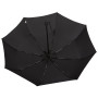 Amazon Basics Octogonale Parapluie pliant à ouverture automatique Noir, 28 x 98 cm