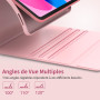 GAOJIE Coque Clavier pour iPad 11e Génération A16 2025/10e Génération 10,9 Pouces 2022, Coque de Protection avec Porte-Crayon, A